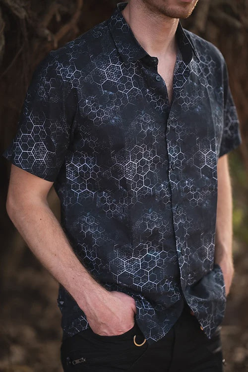 Men's shirts cotton printed (journey into my mind)