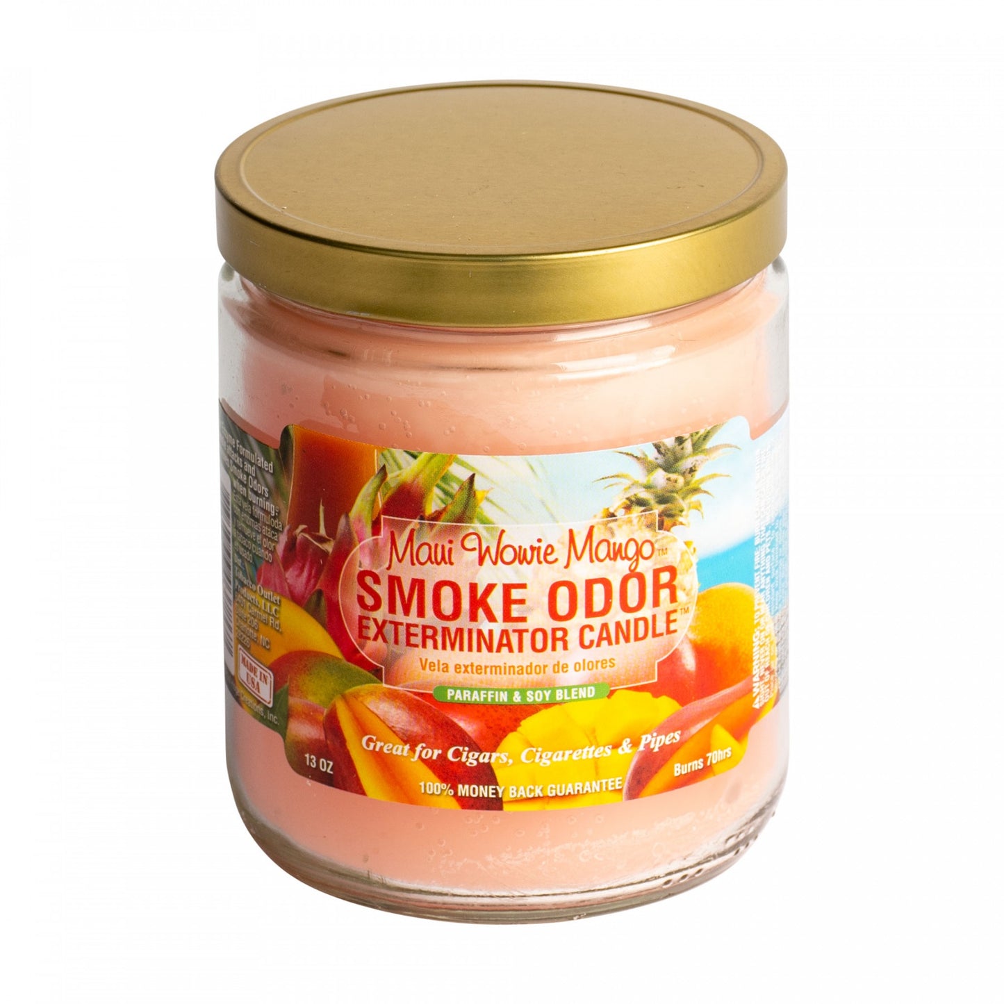 13oz Maui Wowie Mango Smoke Odor Exterminator Candle
