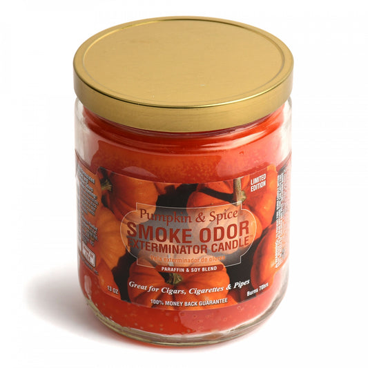 13oz Smoke Odor Exterminator Candle Pumpkin & Spice *Fall Seasonal*