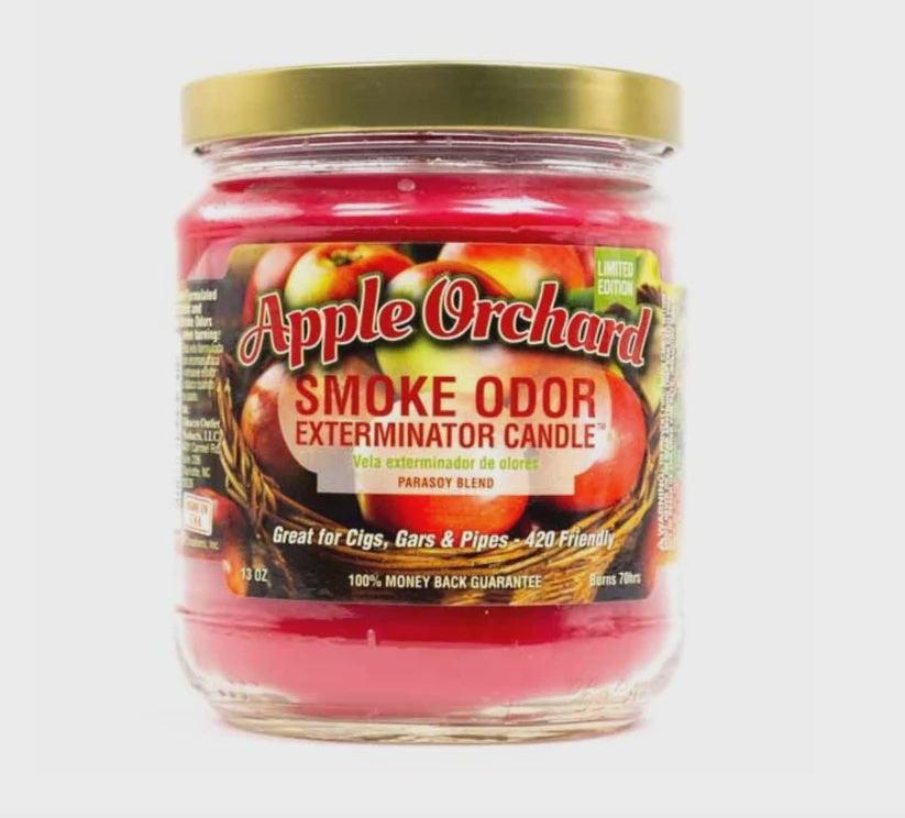13oz Smoke Odor Apple Orchard Exterminator Candle
