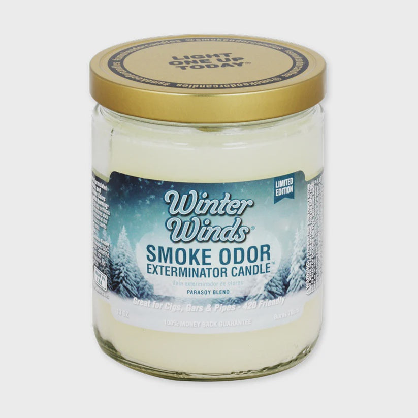 13oz Smoke Odor Exterminator Candle Winter Winds*Winter Seasonal*